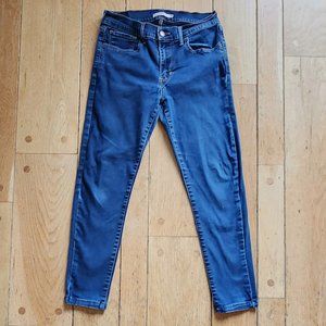 Levi's 710 Dark Wash Super Skinny Size 30